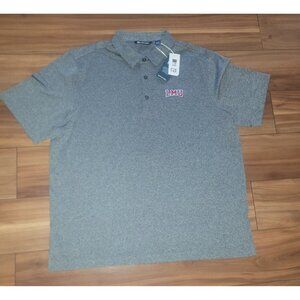 Cutter & Buck LMU Gray Polo Shirt Breathable DryTec 50UPF+ Men Size XL NEW